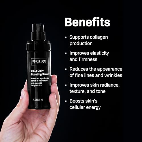 Revision Skincare D·E·J Daily Boosting Serum™, Anti Aging Serum, Reduces Wrinkles, Supports Skin Firmness and Skin Elasticity, 0.5 fl oz