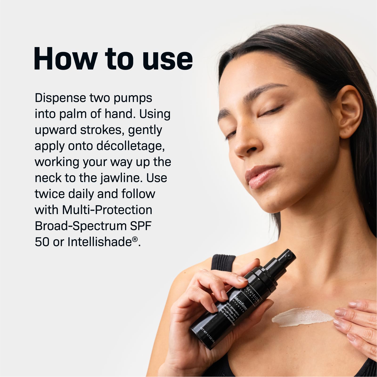 Revision Skincare Nectifirm® Advanced, Anti Aging Neck Firming Cream with Peptides for Fine Lines, Wrinkles and Crepey Skin, 1.7 oz